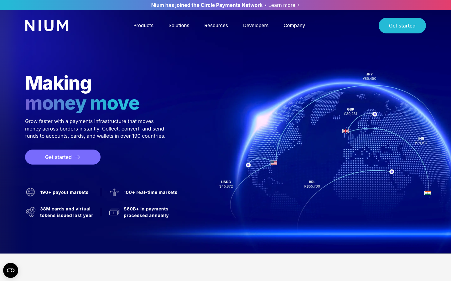 Nium website